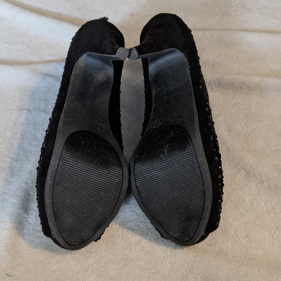 High heel ankle boots black rhinestones - Picture 7 of 7